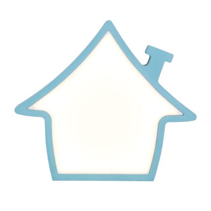 Παιδικό επιτραπέζιο φωτιστικό HOUSE LED/10W/230V μπλε