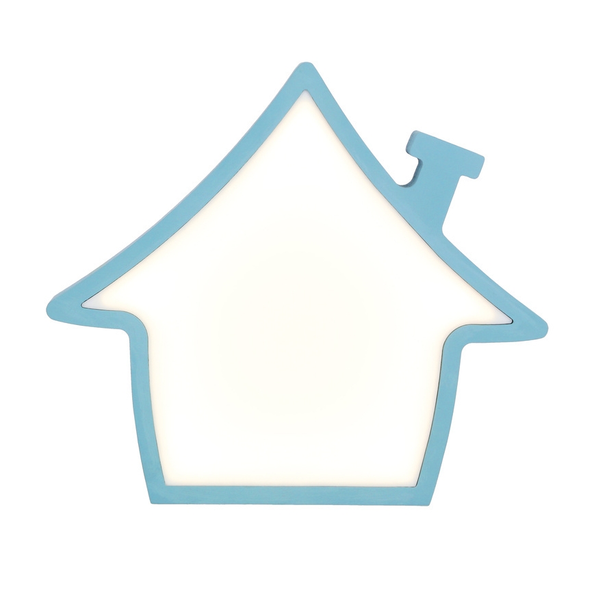Παιδικό επιτραπέζιο φωτιστικό HOUSE LED/10W/230V μπλε