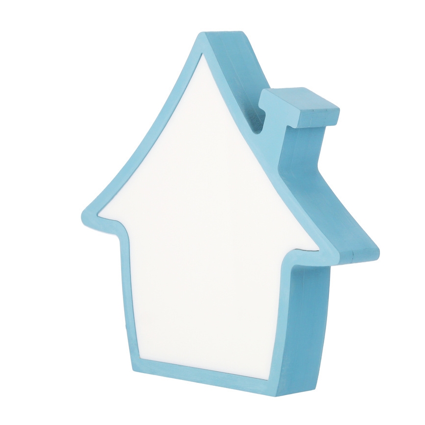 Παιδικό επιτραπέζιο φωτιστικό HOUSE LED/10W/230V μπλε