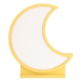 Παιδικό επιτραπέζιο φωτιστικό LED MOON LED/12W/230V κίτρινο