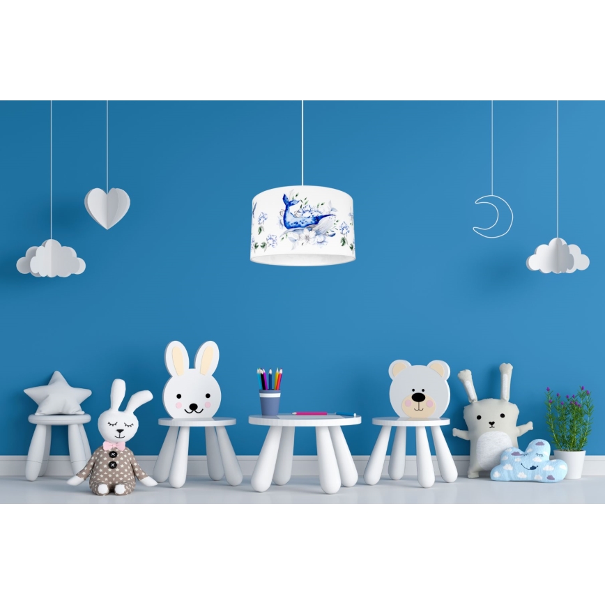 Παιδικό κρεμαστό φωτιστικό οροφής OCEAN 1xE27/60W/230V