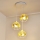 Παιδικό κρεμαστό φωτιστικό οροφής STARS 3xE27/15W/230V κίτρινο/λευκό