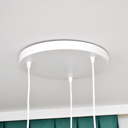 Παιδικό κρεμαστό φωτιστικό οροφής STARS 3xE27/15W/230V μπλε/ροζ/κίτρινο