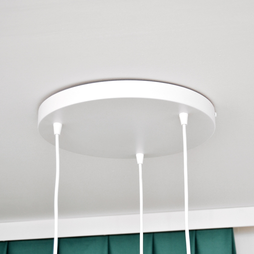 Παιδικό κρεμαστό φωτιστικό οροφής STARS 3xE27/15W/230V μπλε/ροζ/κίτρινο