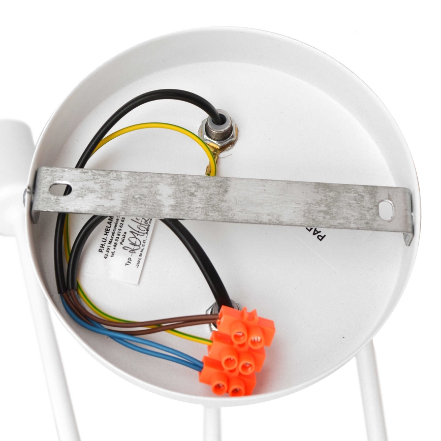 Παιδικό οροφής φωτιστικό OXFORD 2xE27/15W/230V λευκό