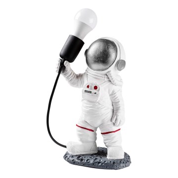 Παιδικό φωτιστικό ASTRONAUT 1xE27/40W/230V ασημί/λευκό