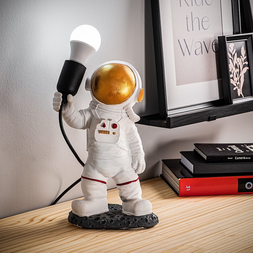 Παιδικό φωτιστικό ASTRONAUT 1xE27/40W/230V χάλκινο/λευκό