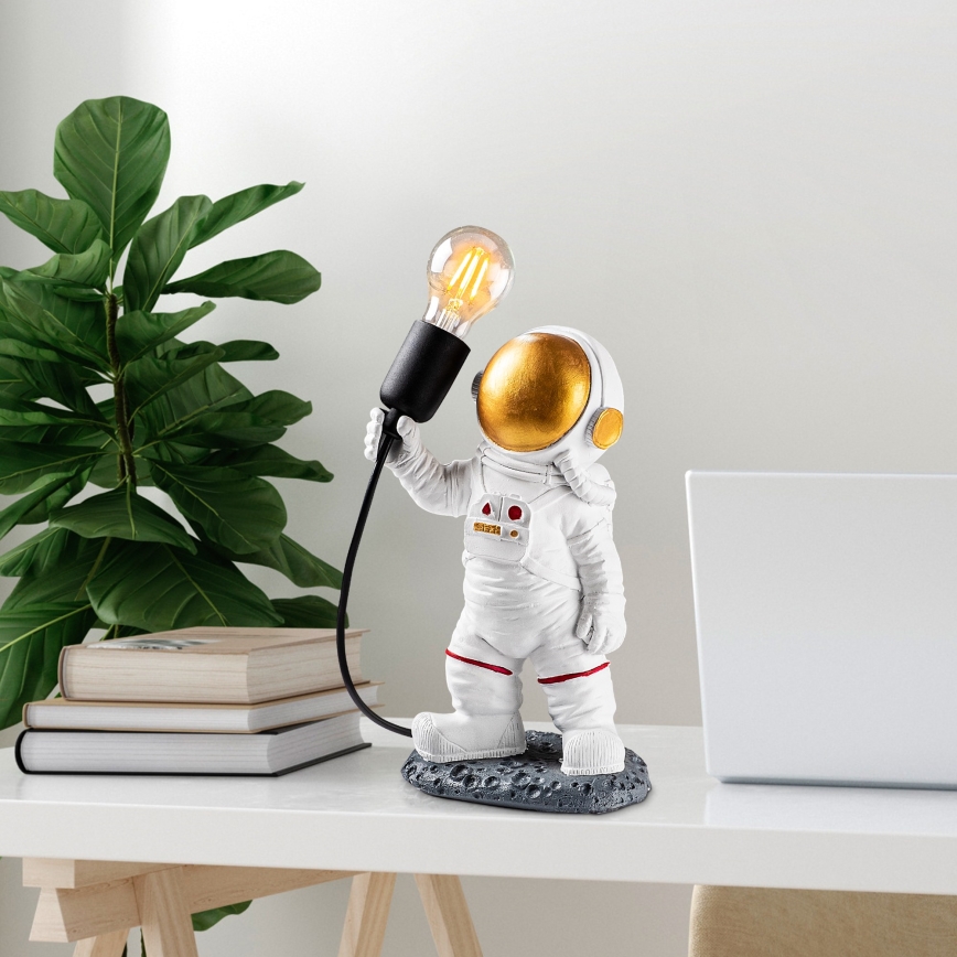 Παιδικό φωτιστικό ASTRONAUT 1xE27/40W/230V χάλκινο/λευκό