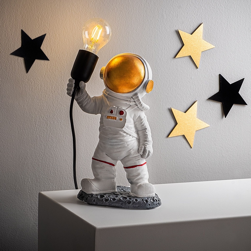 Παιδικό φωτιστικό ASTRONAUT 1xE27/40W/230V χάλκινο/λευκό