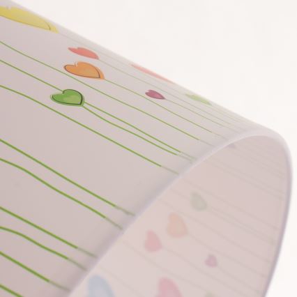 Παιδικό φωτιστικό οροφής με καλώδιο HEARTS 1xE27/60W/230V