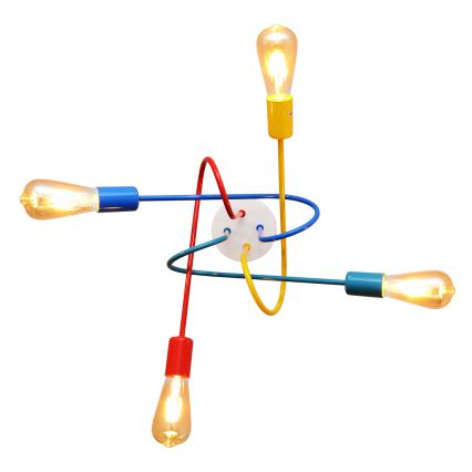 Παιδικό φωτιστικό LED OXFORD 4xE27/10W/230V