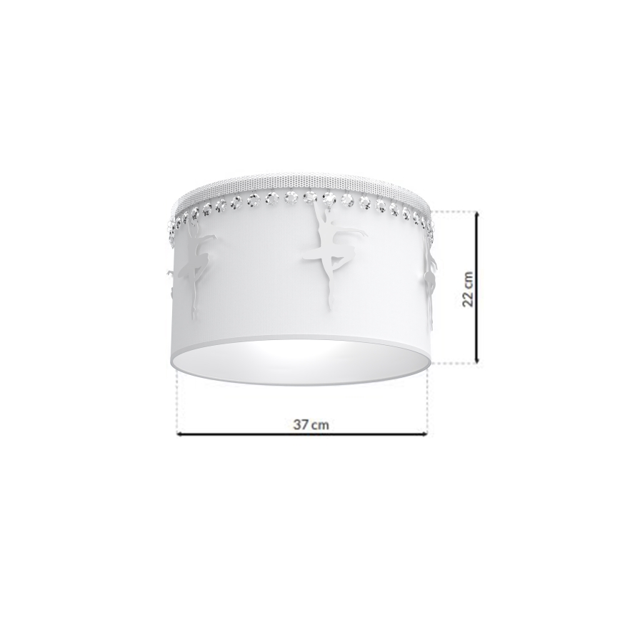 Παιδικό φωτιστικό οροφής BALLET 1xE27/60W/230V