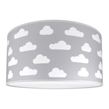 Παιδικό φωτιστικό οροφής CLOUDS GREY 2xE27/60W/230V γκρι