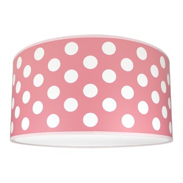 Παιδικό φωτιστικό οροφής DOTS PINK 2xE27/60W/230V ροζ