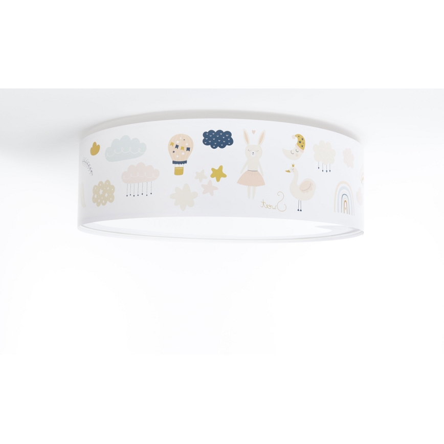 Παιδικό φωτιστικό οροφής SWEET DREAMS 2xE27/60W/230V διάμετρος 40 cm