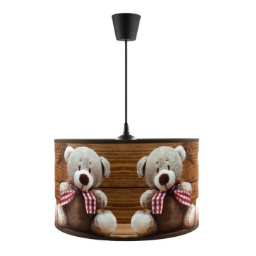 Παιδικό φωτιστικό οροφής με καλώδιο BEARS 1xE27/60W/230V