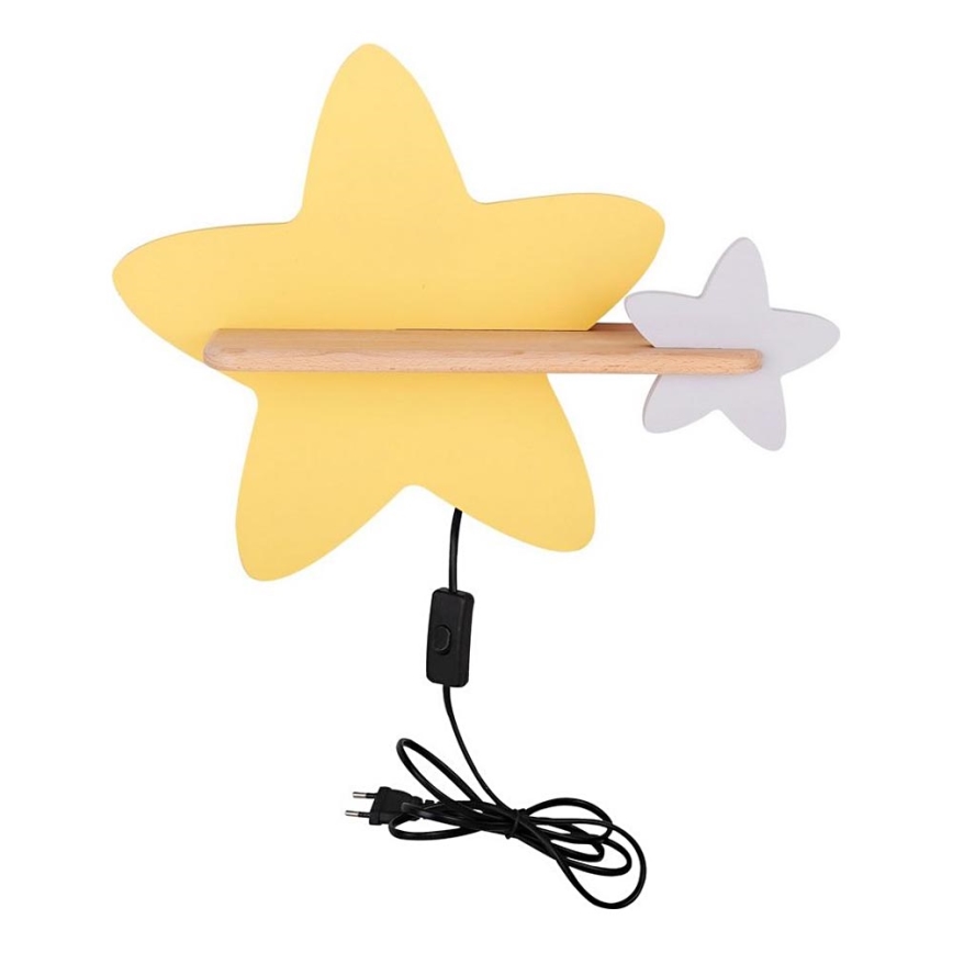 Παιδικό φωτιστικό τοίχου LED με ράφι STAR LED/5W/230V