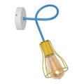 Παιδικό φωτιστικό τοίχου OXFORD 1xE27/60W/230V κίτρινο