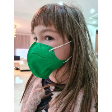 Παιδικός αναπνευστήρας FFP2 NR Kids πράσινο 1 τμχ