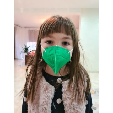 Παιδικός αναπνευστήρας FFP2 NR Kids πράσινο 1 τμχ
