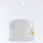 Παιδικός κρεμαστό πολύφωτο με συρματόσχοινο SWEET DREAMS 1xE27/60W/230V διάμετρος 30 cm