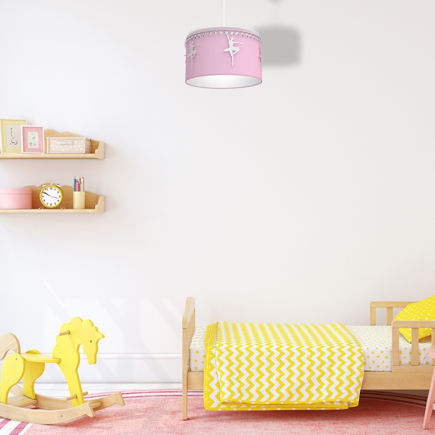 Παιδικός κρεμαστό πολύφωτο με σχοινί BALETNICA 1xE27/60W/230V