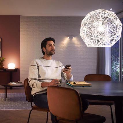 Πακέτο εκκίνησης Philips Hue WHITE AND COLOR AMBIANCE 3xE27/9W 2000-6500K + συσκευή διασύνδεσης