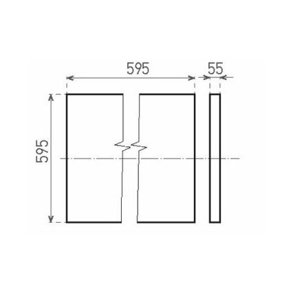 Πάνελ LED ILLY UGR LED/36W/230V