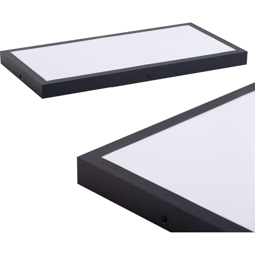 Πάνελ LED LED/36W/230V 4000K 30x60 cm μαύρο