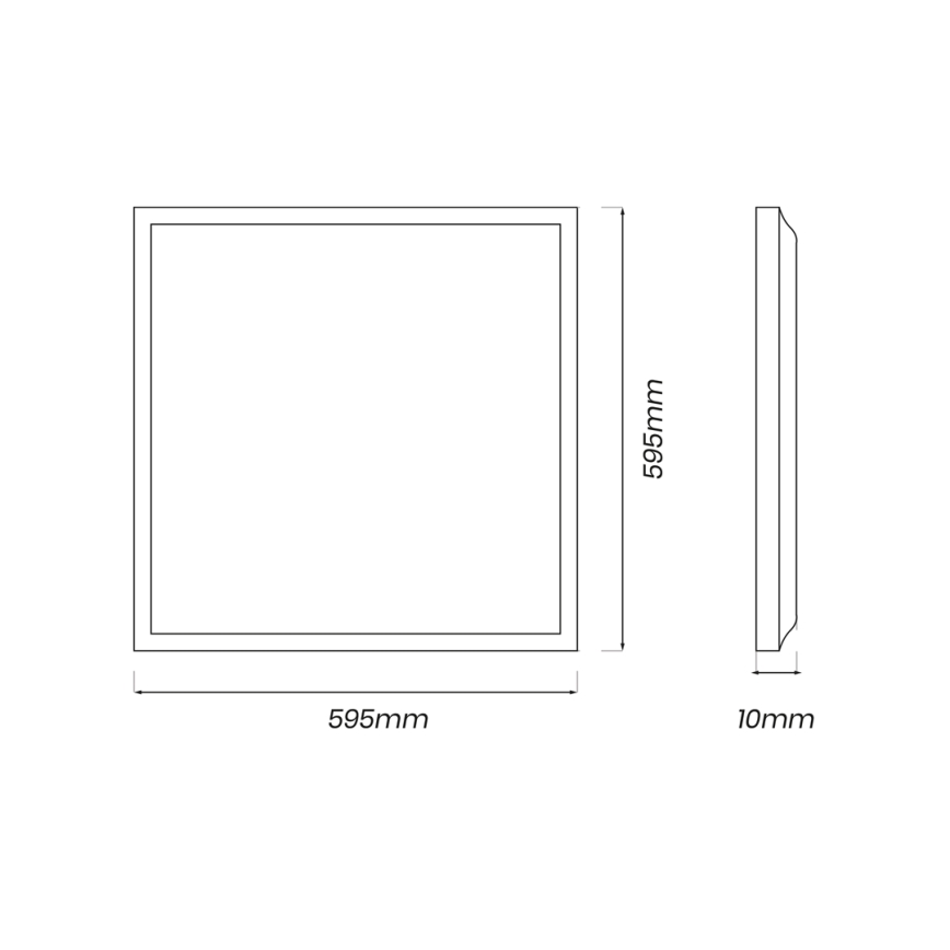 Πάνελ LED LED/48W/230V 4000K 60x60 cm