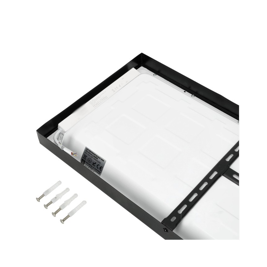 Πάνελ πλαφονιέρα LED BRISBANE LED/36W/230V 4000K 29,5x119 cm μαύρο