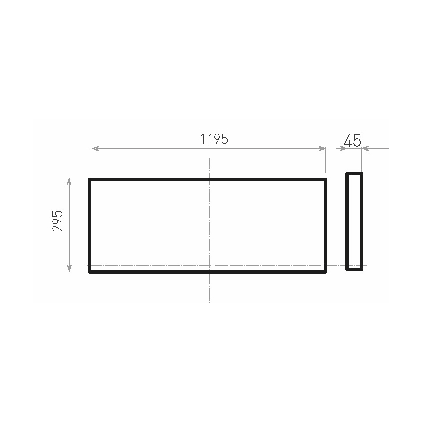 Πάνελ πλαφονιέρα LED ILLY LED/46W/230V