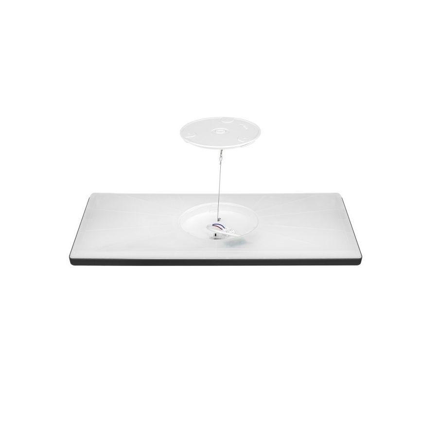 Πάνελ πλαφονιέρα LED NIVERA LED/32W/230V IP54 3000/4000/6000K 29,5x59,5 cm μαύρο