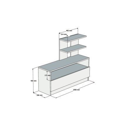 Παπουτσοθήκη AIRY 85x100 cm λευκή