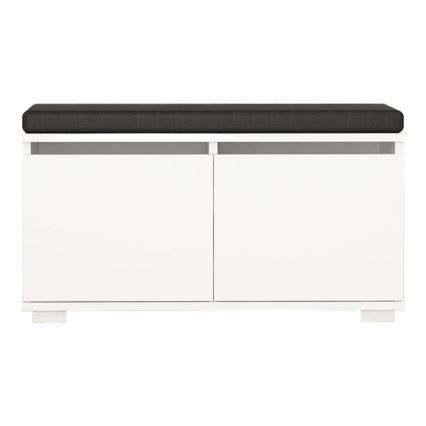 Παπουτσοθήκη DRAGO 42x80 cm λευκό/μαύρο