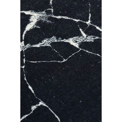 Πατάκι μπάνιου MARBLE 40x60 cm μαύρο
