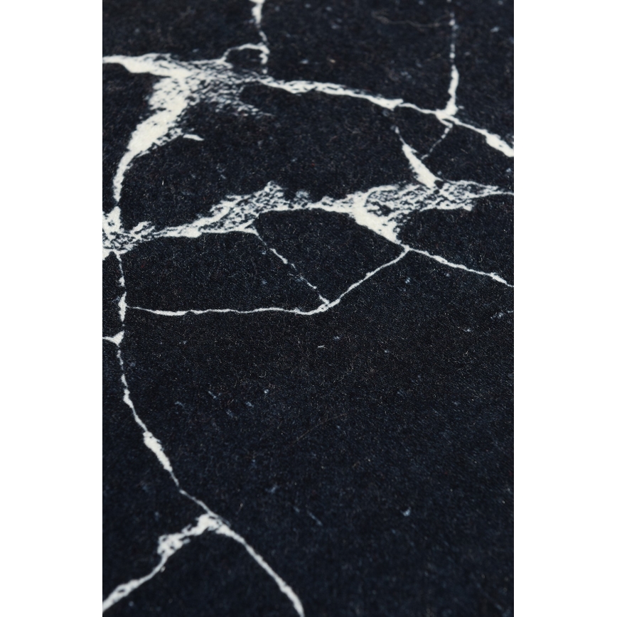 Πατάκι μπάνιου MARBLE 40x60 cm μαύρο