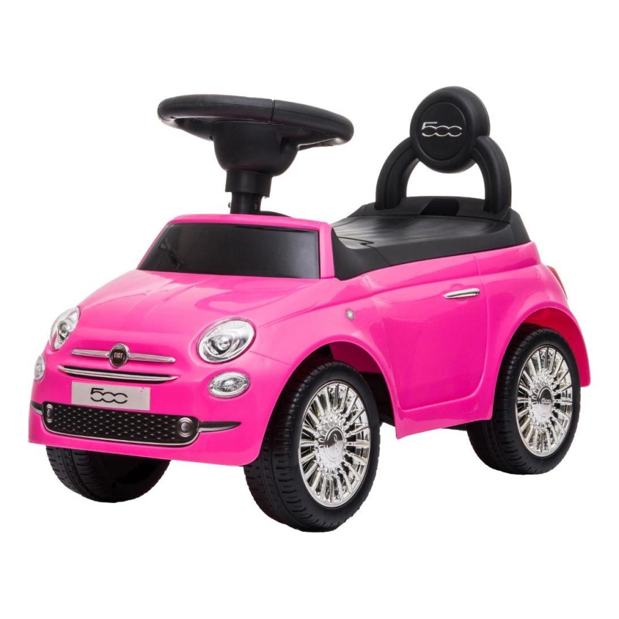 Περπατούρα αυτοκινητάκι Fiat 500 ροζ