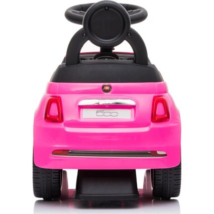 Περπατούρα αυτοκινητάκι Fiat 500 ροζ