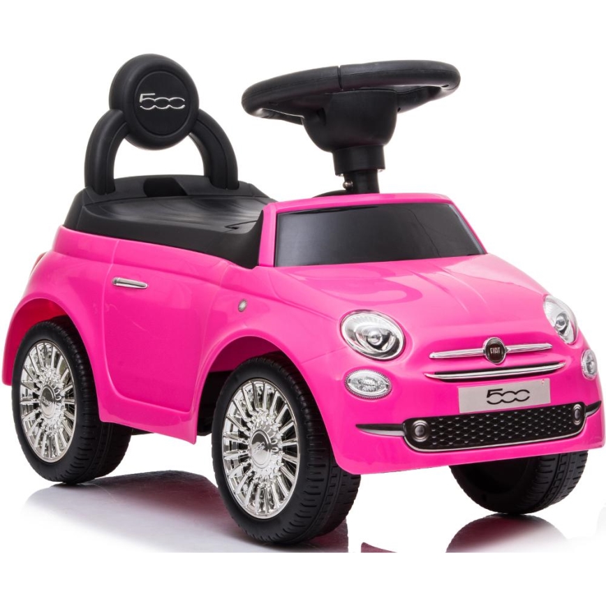 Περπατούρα αυτοκινητάκι Fiat 500 ροζ