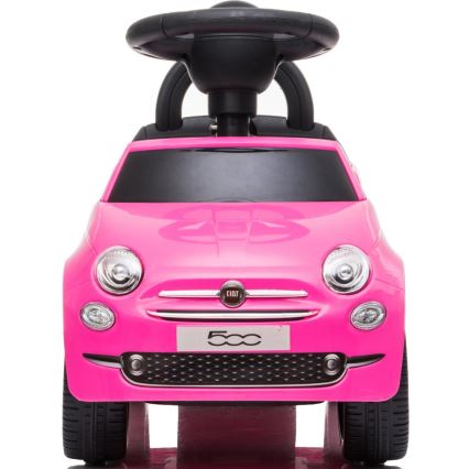 Περπατούρα αυτοκινητάκι Fiat 500 ροζ