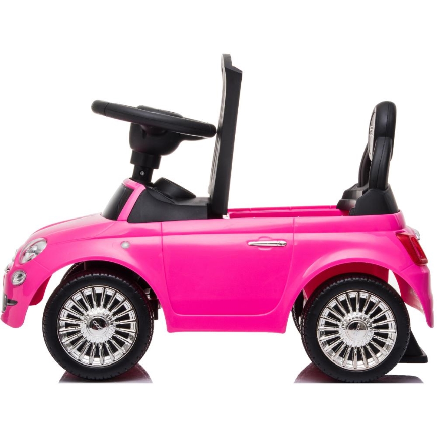 Περπατούρα αυτοκινητάκι Fiat 500 ροζ