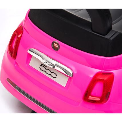 Περπατούρα αυτοκινητάκι Fiat 500 ροζ