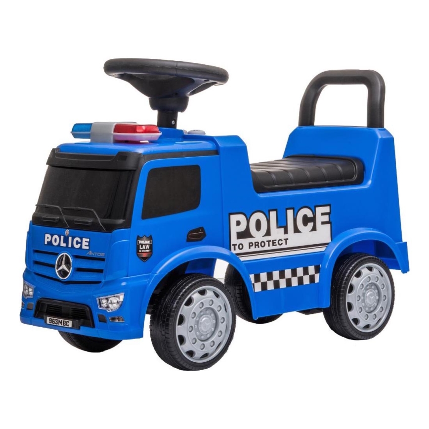 Περπατούρα αυτοκινητάκι Mercedes Police αυτοκίνητο μπλε