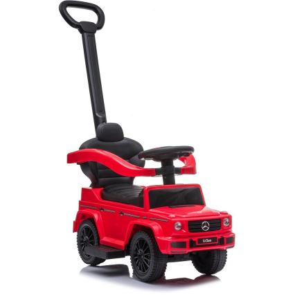 Περπατούρα Αυτοκινητάκι με χειρολαβή Mercedes G350d 3σε1 κόκκινο/μαύρο