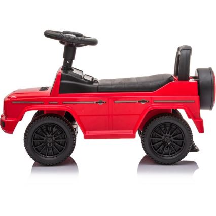 Περπατούρα αυτοκίνητο Mercedes G350d 2xAA κόκκινο/μαύρο