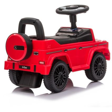 Περπατούρα αυτοκίνητο Mercedes G350d 2xAA κόκκινο/μαύρο