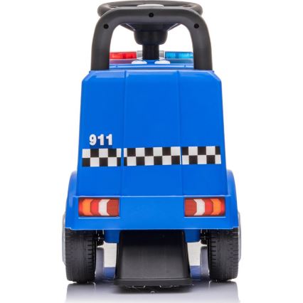 Περπατούρα αυτοκίνητο Mercedes Police car 2xAA μπλε