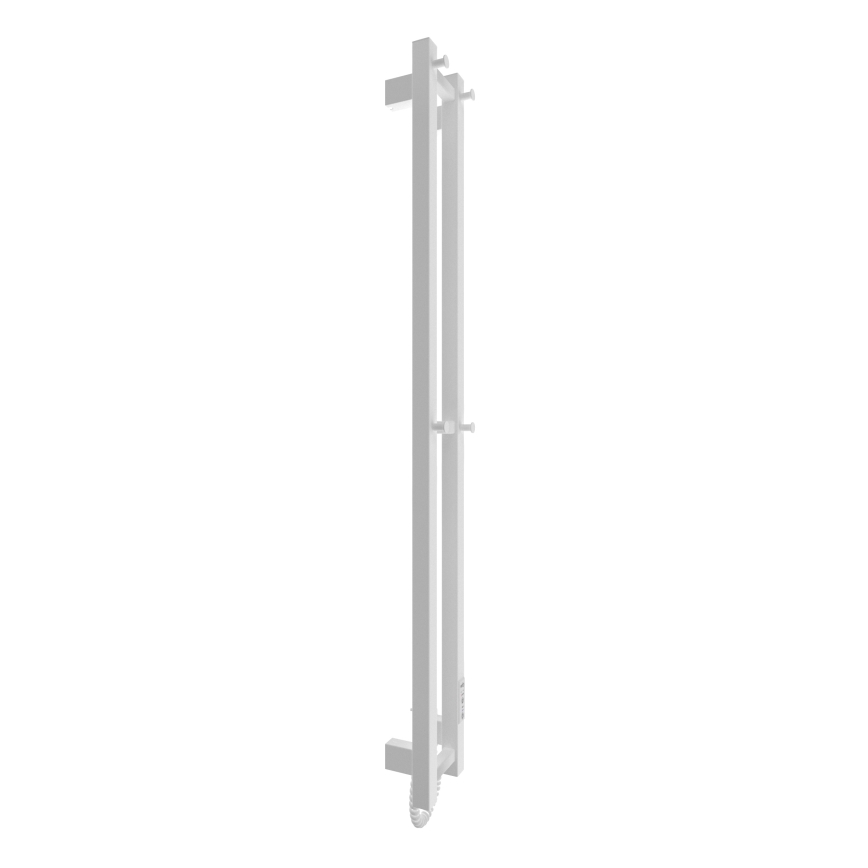 Πετσετοκρεμάστρα μπάνιου HF SLIM 80W/230V 117x14 cm λευκό γωνιακή