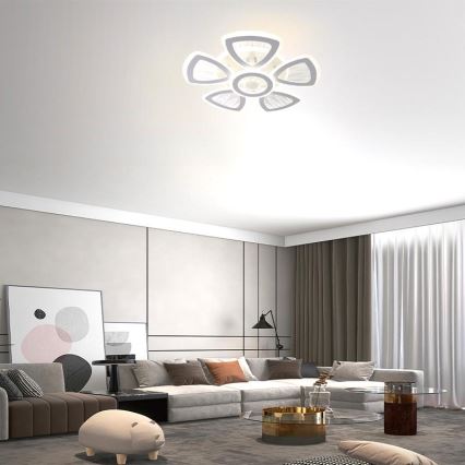 Πλαφονιέρα οροφής ντιμαριζόμενη LED LED/145W/230V 3000-6500K + τηλεχειριστήριο